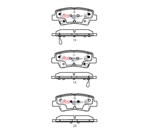 DBA 18-23 Hyundai Accent Rear SSEV Street Series Brake Pads - DB2076SSEV