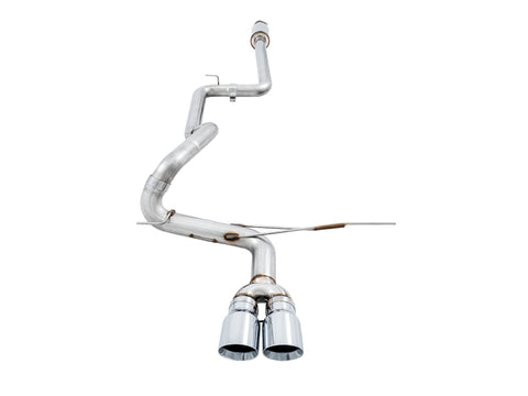 AWE Tuning Ford Focus ST Track Edition Cat-Back Exhaust - Chrome Silver Tips - 3020-32034
