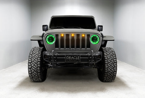 Oracle Oculus Bi-LED Projector Headlights for Jeep JL/Gladiator JT - w/ Simple Controller - 5839-504-B