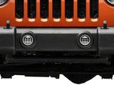 Raxiom 07-23 Jeep Wrangler JK & JL Axial Series Halo LED Fog Lights- Amber - J130812