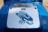 Fishbone Offroad 07-12 Jeep Wrangler JK Hood Louver - Black - FB31133