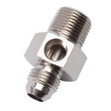 Russell Performance -6 AN Flare to 1/4in Pipe Pressure Adapter (Endura) - 670081