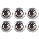 BLOX Racing New Fender Washers Kit M6 12pt - 6pc Large Diameter Silver - BXAC-00311-SI