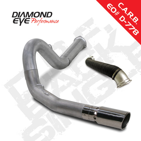 Diamond Eye KIT 5in DPF-BACK SGL w/ TDP AL 07.5-10 Chevy/GMC 6.6L Duramax 2500/3500 - K5131A