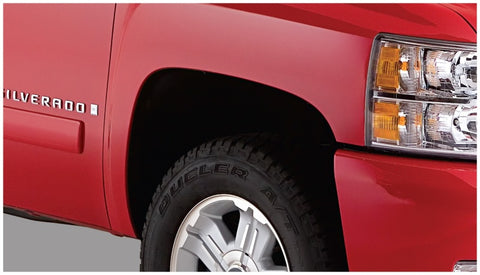 Bushwacker 07-13 Chevy Silverado 1500 Fleetside Extend-A-Fender Style Flares 4pc 69.3in Bed - Black - 40925-02