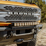KC HiLiTES 21-24 Ford Bronco Front Bumper Light Bar Mount (For 30in FLEX ERA LED Light Bar) - 7352