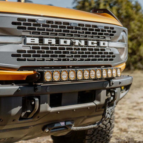 KC HiLiTES 21-24 Ford Bronco Front Bumper Light Bar Mount (For 30in FLEX ERA LED Light Bar) - 7352