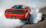 MagnaFlow Axle-Back, SS, 3in, Quad Split Rear 3.5 Tips 2015 Dodge Challenger incl SRT Hellcat - 19206