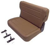 Rugged Ridge Fold & Tumble Rear Seat Spice 76-95 Jeep CJ / Jeep Wrangler - 13462.37