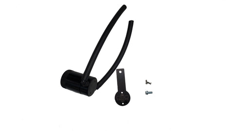 J&L 19-25 Nissan Altima 2.5L Oil Separator 3.0 Passenger Side - Black Anodized - 3120P-B