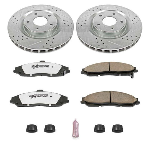 Power Stop 05-07 Cadillac XLR Front Z26 Street Warrior Brake Kit - K1417-26