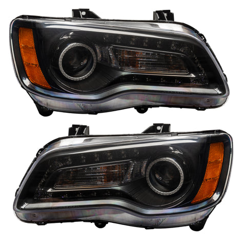Oracle 11-14 Chrysler 300C SMD HL - Black - NON HID - ColorSHIFT DRL - ColorSHIFT - 7731-330