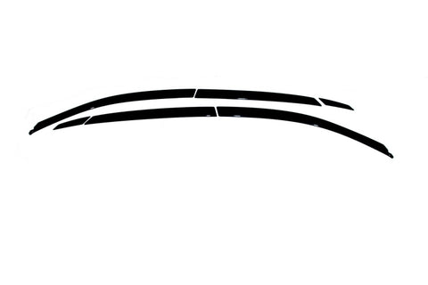 AVS 03-08 Infiniti FX35 Ventvisor Low Profile Deflectors 6pc - Smoke - 896001