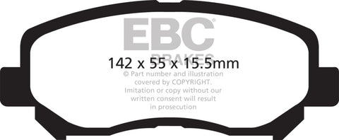 EBC 12+ Mazda CX-5 2 Greenstuff Front Brake Pads - DP22134