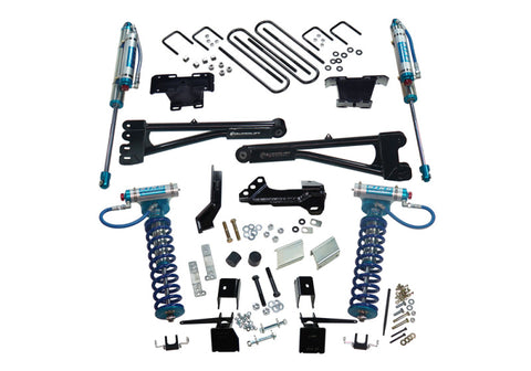 Superlift 17-19 Ford F-250 SD 4WD 4in King Rad. Arm Lift Kit w/King FR Coils & Rear Reservoir Shocks - K165KG