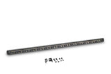 Go Rhino Xplor Blackout Combo Series Sgl Row LED Light Bar w/Amber (Side/Track Mount) 39.5in. - Blk - 754004012CSS