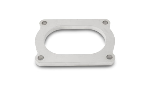 Vibrant T304 SS 4 Bolt Flange for 3.5in O.D. Oval tubing - 13176S