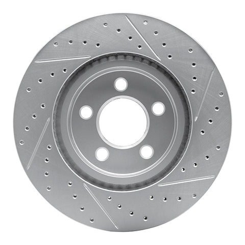 R1 07-12 Mazda Cx-7 Front Left Drilled & Slotted Geo-Carbon Rotor - 830-80066L