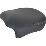 Mustang 08-21 Harley Electra Glide,Rd Glid, Rd King, Str Glide Tour Passenger Seat w/Studs - Black - 75579
