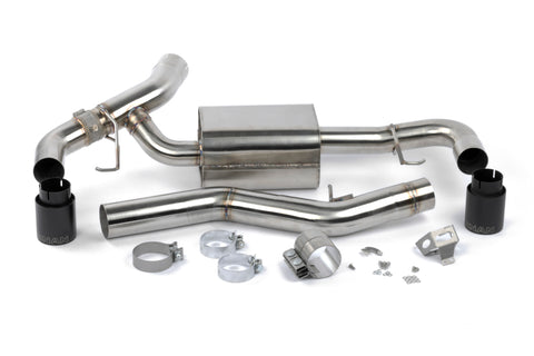 Dinan 19-26 BMW 330i (G20)/21-26 BMW 430i (G22) Valved Axleback Exhaust System - Black Tips - D660-0091-BLK