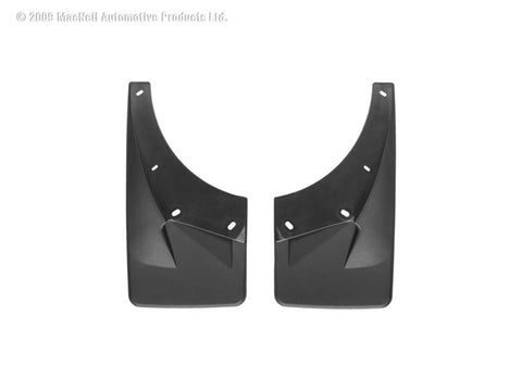 WeatherTech 07+ Chevrolet Avalanche No Drill Mudflaps - Black - 110008