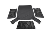 Rampage 04-06 Jeep Wrangler(TJ) Unlimited OEM Replacement Soft Upper Doors - Black Denim - 99635