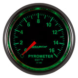 Autometer GS 0-1600 degree F Full Sweep Electronic Pyrometer Gauge - 3844