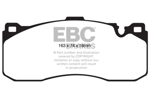 EBC 08-10 BMW 135 3.0 Twin Turbo Redstuff Front Brake Pads - DP31995C