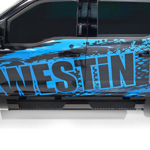 Westin 15-25 Ford F-150 SuperCrew / 17-25 F-250/350 CC AT6 Running Boards - Black - 24-63945