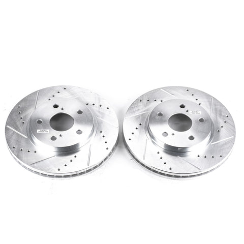 Power Stop 2002 Lexus ES300 Front Evolution Drilled & Slotted Rotors - Pair - JBR972XPR