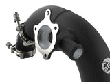 aFe Power 21-22 Ford Bronco L4-2.3L (t) BladeRunner 3 IN Aluminum Hot Charge Pipe Black - 46-20578-B