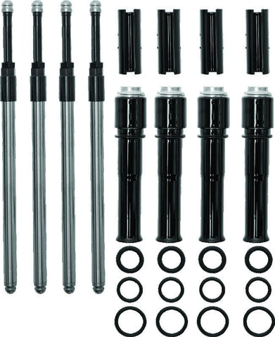 S&S Cycle 99-17 BT Models Quickee Pushrods w/ Gloss Black Covers - 930-0143