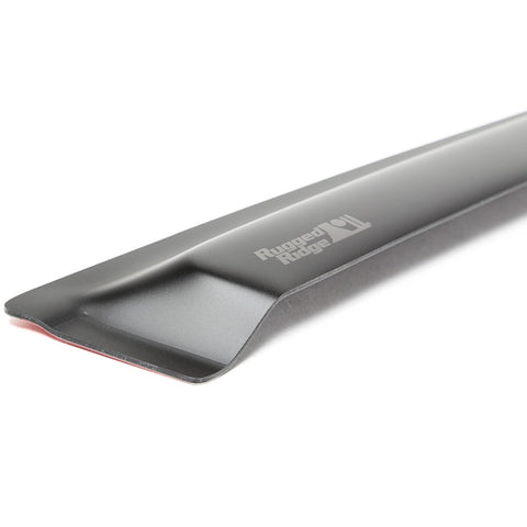 Rugged Ridge Front Window Visors Black 04-06 Tundra Double Cab - 81349.12