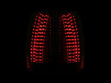 ANZO 2007-2011 Cadillac Escalade LED Taillights Chrome - 321287