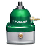 Fuelab 515 EFI Adjustable FPR 25-90 PSI (2) -10AN In (1) -6AN Return - Green - 51501-6