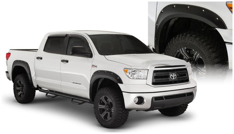 Bushwacker 07-13 Toyota Tundra Fleetside Pocket Style Flares 4pc 97.6/78.7/66.7in Bed - Black - 30911-02