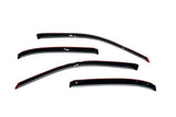 AVS 01-05 Honda Civic Ventvisor In-Channel Front & Rear Window Deflectors 4pc - Smoke - 194213