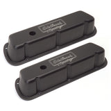 Edelbrock Valve Cover Victor Series Ford 289-302-351W CI V8 Low Black - 41253
