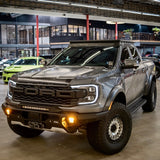 RIVAL 24-26 Ford Ranger Raptor Front Aluminum Bumper w/Winch Mount and Recovery Points - 2D.1813.1.US