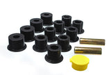 Energy Suspension 6/86-97 Nissan 720 & Hardbody Pickup 2WD Black Rear Leaf Spring Bushing Set - 7.2103G