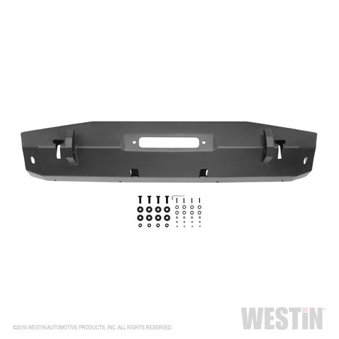 Westin 07-18 Jeep Wrangler JK WJ2 Stubby Front Bumper - Tex. Blk - 59-80005