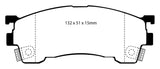 EBC 93-97 Ford Probe 2.0 16v Redstuff Front Brake Pads - DP3971C