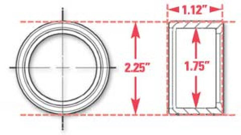 SPC Performance Weld-In Ring Kit 1.75 in. ID - 15521