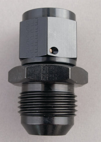Fragola -16AN Nut x -12AN Male Swivel Reducer - Black - 497217-BL