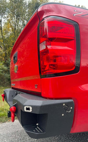 Fishbone Offroad 14-18 Chevy Silverado 1500 Rockfish Rear Bumper - FB22451