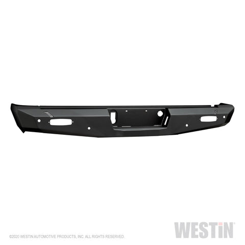 Westin 14-18 Chevy Silverado 1500 Pro-Series Rear Bumper - Textured Black - 58-421005