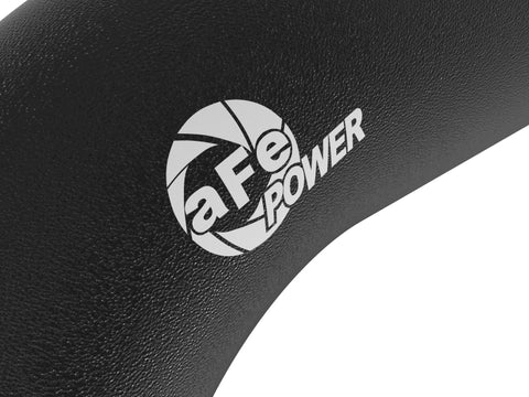 aFe 19-23 RAM Diesel L6-6.7L BladeRunner 3.5 IN Aluminum Hot Charge Pipe - Black - 46-20618-B