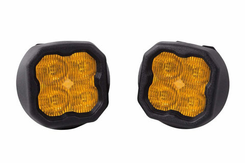 Diode Dynamics SS3 LED Pod Max Type GM Kit - Yellow SAE Fog - DD6691