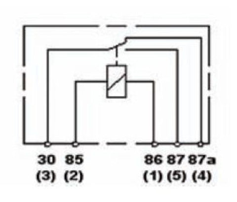 Hella Relay Mini Iso 5 Pole 24V Spdt Bkt - 933332061