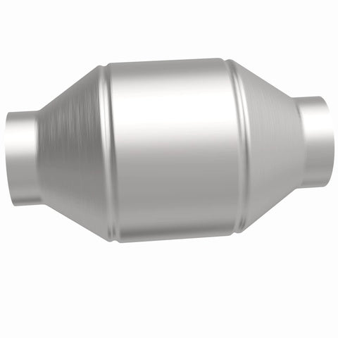MagnaFlow Univ Cat Conv 2.5in Inlet/Outlet Center/Center Round 3in Body L x 5in W x 8.75in Overall L - 51656